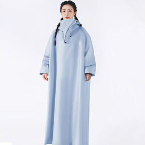 स्कूटर और मोटरसाइकिल के लिए हुड और आस्तीन के साथ पूर्ण शरीर के वाटरप्रूफ वर्षाकोट - Product Image 4