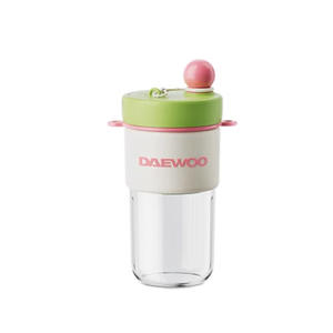 ขวดคั้นน้ำผลไม้แบบพกพาแดวู 400 มล. มินิไฟฟ้าแบบชาร์จได้พร้อมหัวใบมีดสี่ใบสำหรับใช้ในบ้าน - Product Image 1