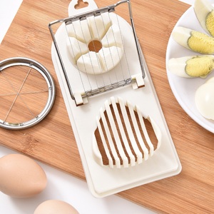 New 2 trong 1 đa chức năng trứng <span class=keywords><strong>Slicer</strong></span> thép không gỉ <span class=keywords><strong>Slicer</strong></span> luộc trứng tách Splitter Công cụ cắt phụ kiện nhà bếp - Product Image 4