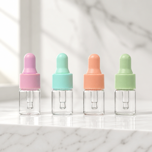 Mini Botellas de Vidrio con Gotero para Suero, Frascos Vacíos para Muestras de Productos para el Cuidado de la Piel, para Líquidos - Product Image 3