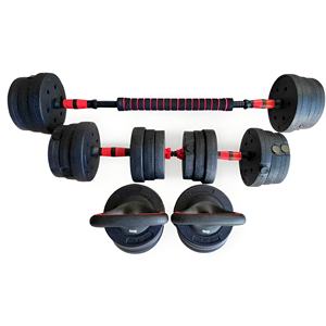 مجموعة أثقال قابلة للتعديل للصالة الرياضية من إنتاج المصنع، تشمل بار وكيتل بيل ودمبل 40 كجم مصنوعة من الأسمنت - Product Image 2