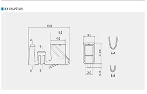 3.96mm Pitch Wire To Board Wiring Connector Electrical Terminal Connector