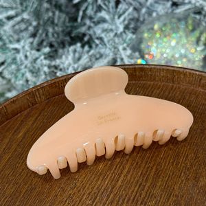 Pinza para el Cabello de Acetato Grande de 11 cm Liwu con Logo Personalizado y Letras Doradas de Alta Calidad, Estilo Vintage Francés de Color Sólido, Ecológica para Uso Diario - Product Image 4