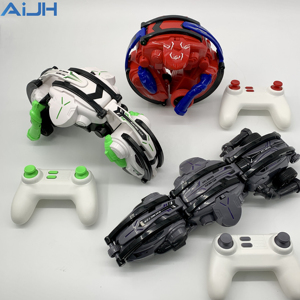 AiJH Coche de Control Remoto 2.4G, Coche de Acrobacias con Giro de 360 Grados, Deformación y Volteo - Product Image 2