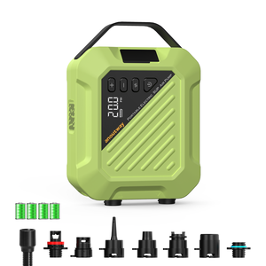 Bomba de Aire Inteligente Recargable de Doble Etapa con Apagado Automático para Tablas de Paddle <span class=keywords><strong>Surf</strong></span>, Kitesurf, Tiendas de Campaña y Colchones Inflables - Product Image 1