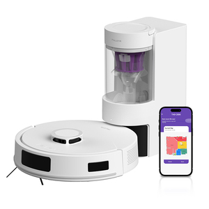 T40-C800 Auto-Emptying Robot Vacuum, Smart APP Control Robotic Sweeper with LDS Navigation, High Suction for Pet Hair & Carpet - Product Image 1