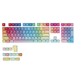 Ensemble de touches de clavier colorées de haute qualité Red Burst, compatibles avec G Pro X Superlight <span class=keywords><strong>Razer</strong></span> BlackWidow 68, touches dégradées - Product Image 1