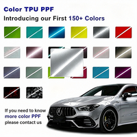 Film de protection de peinture pour voiture, fabricant OEM, 7,5 mil, TPU couleur, anti-rayures, auto-réparateur, hydrophobe, forte adhérence, rouleau