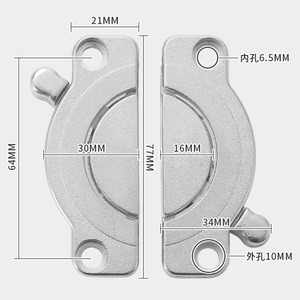 Conector Desmontable Rápido de Aleación de Zinc para Unir Tableros de Mesa, Herraje para Muebles de Cocina, Sala de Estar y Dormitorio - Product Image 1