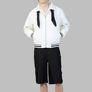 Vestes chics pour hommes avec devant boutonné, motif rayé, idéal pour les looks avant-gardistes à la mode, vestes pour hommes - Product Image 2