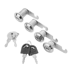 Serrure de meuble haute sécurité à cylindre 15-18mm, à clé, design moderne, pour hôtel, école, gymnase, villa, usage extérieur - Product Image 1