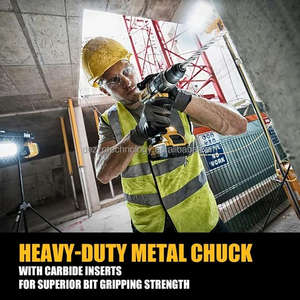 DCD996 Taladro Inalámbrico Sin Escobillas de <span class=keywords><strong>3</strong></span> Velocidades y 1/<span class=keywords><strong>2</strong></span> Pulgada Taladro Percutor Inalámbrico de 20V con Batería de Litio, Herramientas Eléctricas de 2000 RPM y 95 NM, Herramienta Sola para Batería Dewalt - Product Image 6