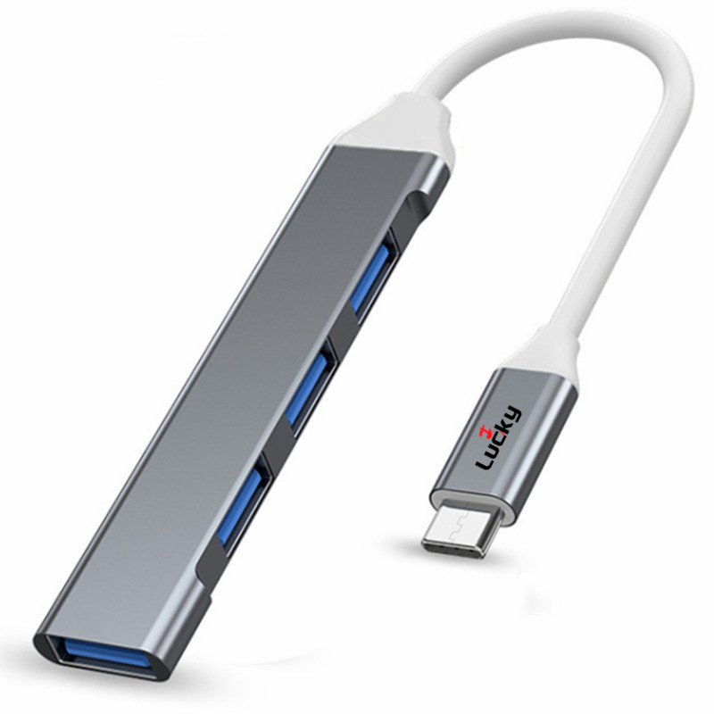 Мини USB концентратор расширения приведенный в действие поддержка USB-C разветвитель 4 порта 3,0 Type-C USB 3,0 Hub адаптер
