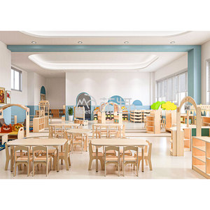 Moetry Contreplaqué Matériel Moderne Pépinière Bébé Meubles Ensemble pour Préscolaire Maternelle Salle de Classe Conception - Product Image 3