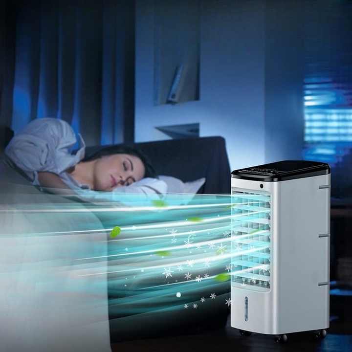 Enfriador de aire Ventilador de aire acondicionado Ventilador de refrigeración para el hogar Enfriador de aire HumidificaciónVentilador eléctrico