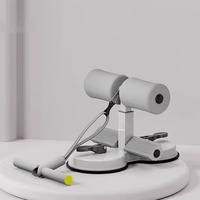 Barra de Abdominales Fija con Ventosa para Entrenamiento en Interiores, Dispositivo Portátil para Ejercicios Abdominales con Accesorio de Cuerda de Tracción