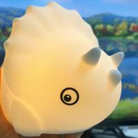 Lampe de chevet à commande tactile à intensité variable, lampe douce en silicone souple, lumière de nuit mignonne pour bébé, lampe de chevet LED, décoration de chambre à coucher
