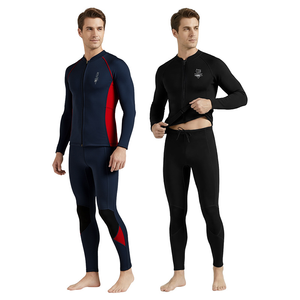 Traje de <span class=keywords><strong>Neopreno</strong></span> SCR de 3 mm para Hombre y Mujer, Dos Piezas, Manga Larga, Chaqueta y Pantalones Cálidos para Buceo, Snorkel, Surf y Natación - Product Image 3
