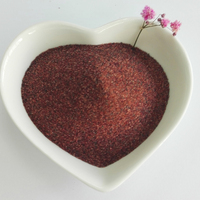 Sable de grenat rouge 80 mesh pour découpe jet d'eau et sablage – Média abrasif de sable de grenat pour préparation de surface et filtration