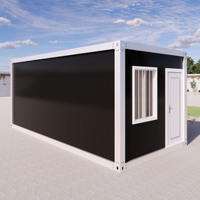 Maison préfabriquée en conteneur de 40 pieds à assembler rapidement, maisons en conteneurs en kit, maison modulaire en conteneur avec salle de bain et cuisine