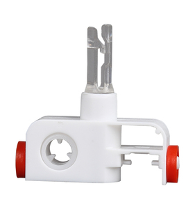 Accessoires pour stores de fenêtre d'usine : Composants magnétiques de support de tige de bascule pour stores verticaux, accessoires de rideaux en plastique contemporains - Product Image 4