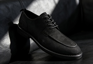 Scarpe da <span class=keywords><strong>Uomo</strong></span> in Finta Pelle Scamosciata con Lacci, Pronte per la Spedizione Diretta, Stile Business Britannico Elegante con Punta Arrotondata - Product Image 5