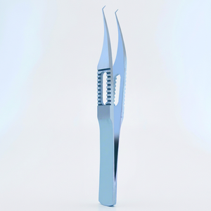 Pinzas Microquirúrgicas Colibri, Manuales, Recubiertas de Titanio Azul, Acero Inoxidable, Instrumentos Quirúrgicos con Certificación MOL para Oftalmología - Product Image 1
