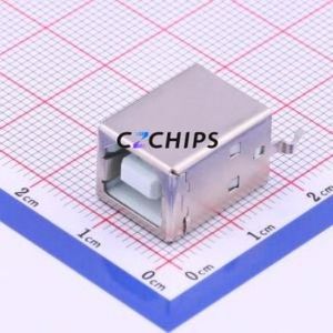 U-B-M4DD-W-2 USB Connector Through hole Component (THT) Connector Type-B USB 2.0 Female Through Hole - Product Image 1
