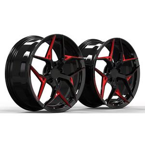 Jante forgée 20x9 21x12 décalée, jante en alliage d'aluminium personnalisée, 17-22 pouces, 5x100 5x108 5x112 5x114.3 5x115 5x120 <span class=keywords><strong>Chevrolet</strong></span> <span class=keywords><strong>Corvette</strong></span> - Product Image 1