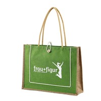 Sac fourre-tout en toile de jute naturelle noire et jaune imperméable de haute qualité, avec logo imprimé, pour femme