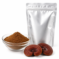 Extrait de champignon Reishi soluble dans l'eau, 30% de polysaccharides, extrait de Ganoderma Lucidum en poudre, approvisionnement en vrac