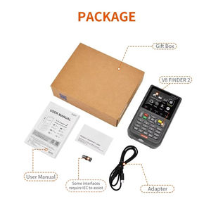 Buscador de Satélites <span class=keywords><strong>V8</strong></span> de Alta Calidad con Pantalla LCD MPEG-4, DVB-S2, Señal Digital para Receptores de TV Satelital - Product Image 6