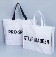 Ouye Rpet laminé Non tissé sac étanche écologique personnalisé impression logo réutilisable épicerie pliant sac à provisions