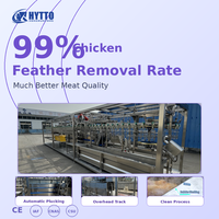 Abattoir portable CE 1000BPH, ligne d'abattage de volailles, équipement d'abattage de poulets, système mobile en conteneur