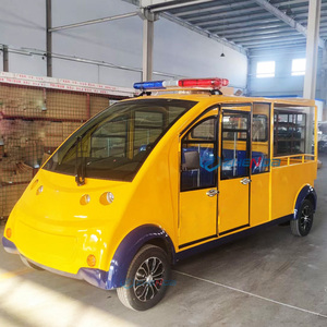 Vente directe d'usine - Voiture de patrouille électrique - Voiture de patrouille scolaire avec lumière d'avertissement et interphone avec mégaphone - Voiture de patrouille électrique - Product Image 4