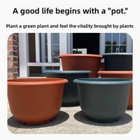Pots de fleurs en plastique de grande taille pour culture hydroponique de lotus, design minimaliste nordique, pour cours et bassins, fabriqués en Chine