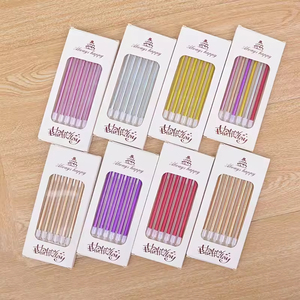 Cheap <b>Rainbow</b> Color Spiral Birthday Candles for Kids Party Decoration Birthday Candles Cake - Product Image 1