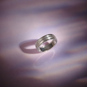 Anillo de Boda de Platino Personalizado MaiYi para Hombre, Joyería de Platino PT950, Anillos de Platino para Hombre, Anillo de Boda - Product Image 1