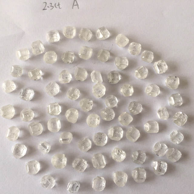 1-2 Carat Rough White Large Size Lab Grown HPHT CVD Synthetic Rough Diamond White Lab Grown Diamond