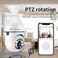 Kamera IP WiFi Pemasangan Mudah dengan Pelacakan Gerakan Manusia & Audio Dua Arah