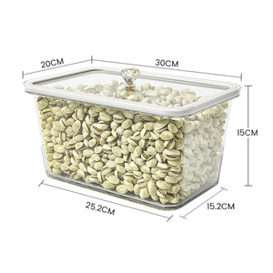 Lebensmittelechter Versiegelter Transparenter Getreidespender für den Einzelhandel, Aufbewahrungsbehälter für Süßigkeiten aus Kunststoff - Product Image 2