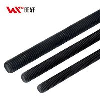 Customized Durable Black Oxide Carbon Steel Metric Thread M14 To M36 Heavy Duty Industrial Construction Stud Full Threaded Rod