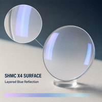 Lentilles Bifocales Rondes Super Hydrophobes SHMC X4 1.67 PC Photochromiques PGX Bloquant la Lumière Bleue en Polycarbonate – Direct Usine