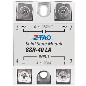 <span class=keywords><strong>SSR</strong></span>-40LA単相電流4-20mA ~ AC 40A 250VACソリッドステート電圧レギュレータ40LA <span class=keywords><strong>SSR</strong></span> - Product Image 2