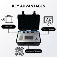 Testeur automatique de détection du groupe vectoriel des transformateurs, kit de test du rapport de transfert des transformateurs avec batterie haute capacité