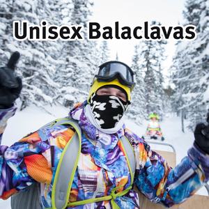 ジャカードボーンパターンの2層アクリルワンホールサイクリングスキーニットウィンターウォームフェイスマスクバラクラバ - Product Image 5