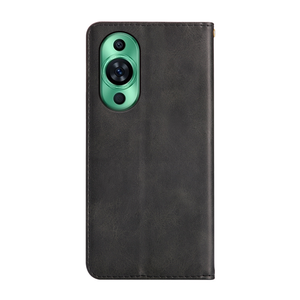 Étui de téléphone en cuir portefeuille pour <span class=keywords><strong>Huawei</strong></span> <span class=keywords><strong>Nova</strong></span> 11 60 60X NZONE Stand Couverture magnétique avec fente pour carte - Product Image 6