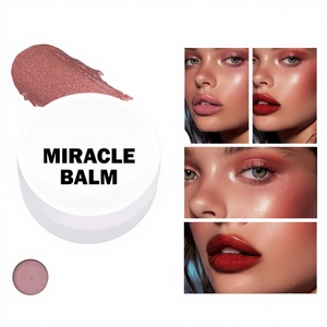 Palette de maquillage 3-en-1 à base de plantes, légère, douce et naturelle, pour les joues, les yeux et les lèvres, avec fini mat, protection solaire et résistante à l'eau - Product Image 3