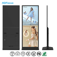 Pantalla Táctil Interactiva sin Bordes de 70 Pulgadas, Señalización Digital, 4K UHD, Android Inteligente, WiFi, Kiosco Publicitario, Pantalla con CMS en la Nube