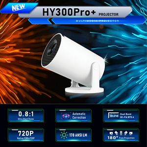 Proyector HY300Pro+ de 720P, Precio de Fábrica, el Más Nuevo, 170 Ansi Lúmenes, 4K, Android 14, 1+8GB, Control Remoto IR, Proyector Inteligente de Tiro Corto - Product Image 3